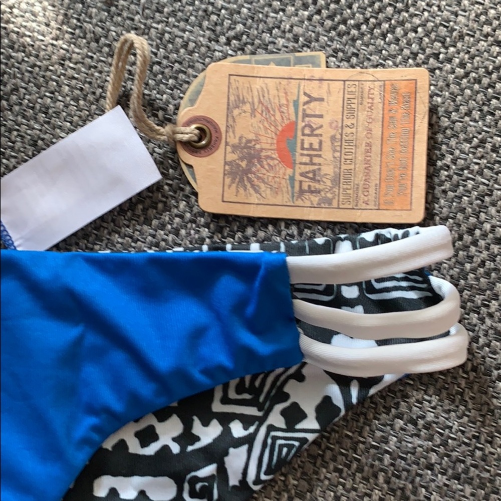 NWT Faherty made in USA reversible Bali Bottom Totem - Picture 2 of 11